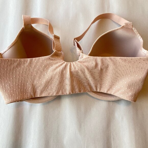 Wacoal Bra 36DDD Rose Dust Back Appeal Front Close T Shirt Underwire - Picture 6 of 9